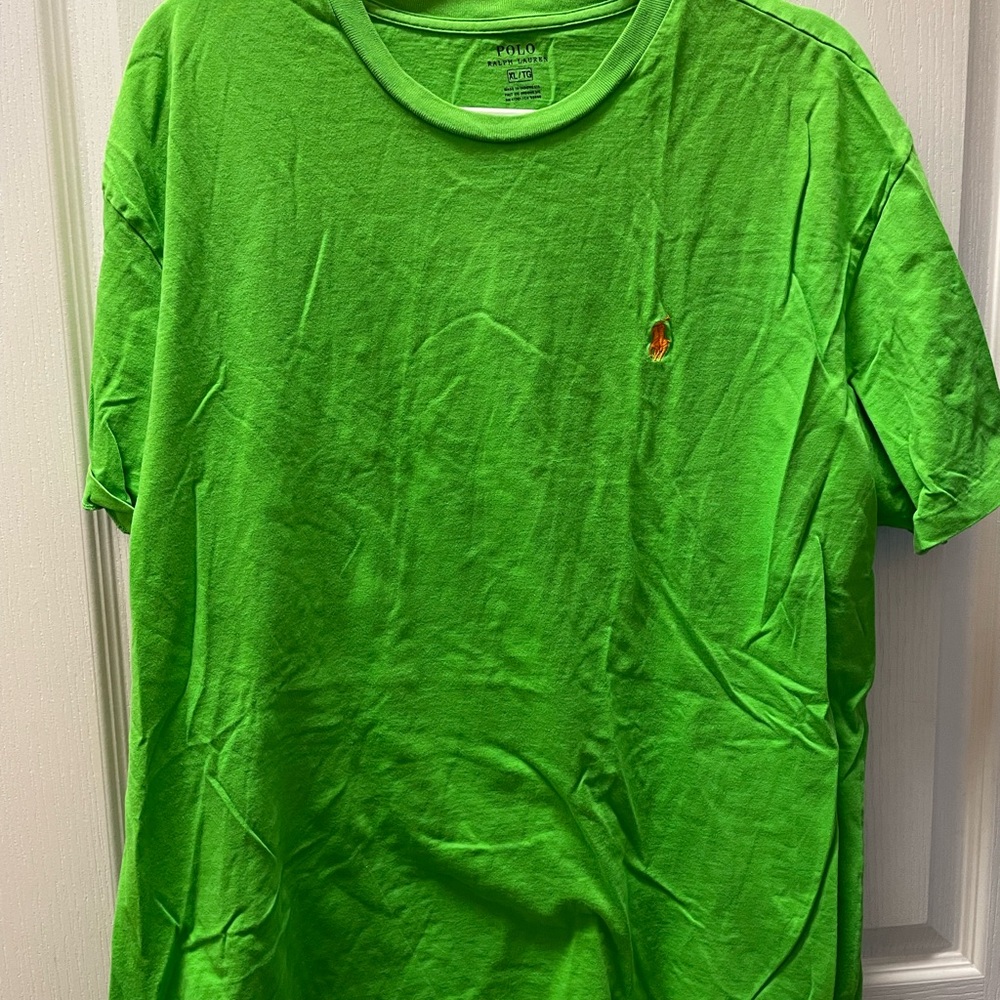 Polo by Ralph Lauren Men's Bright Green Tee
